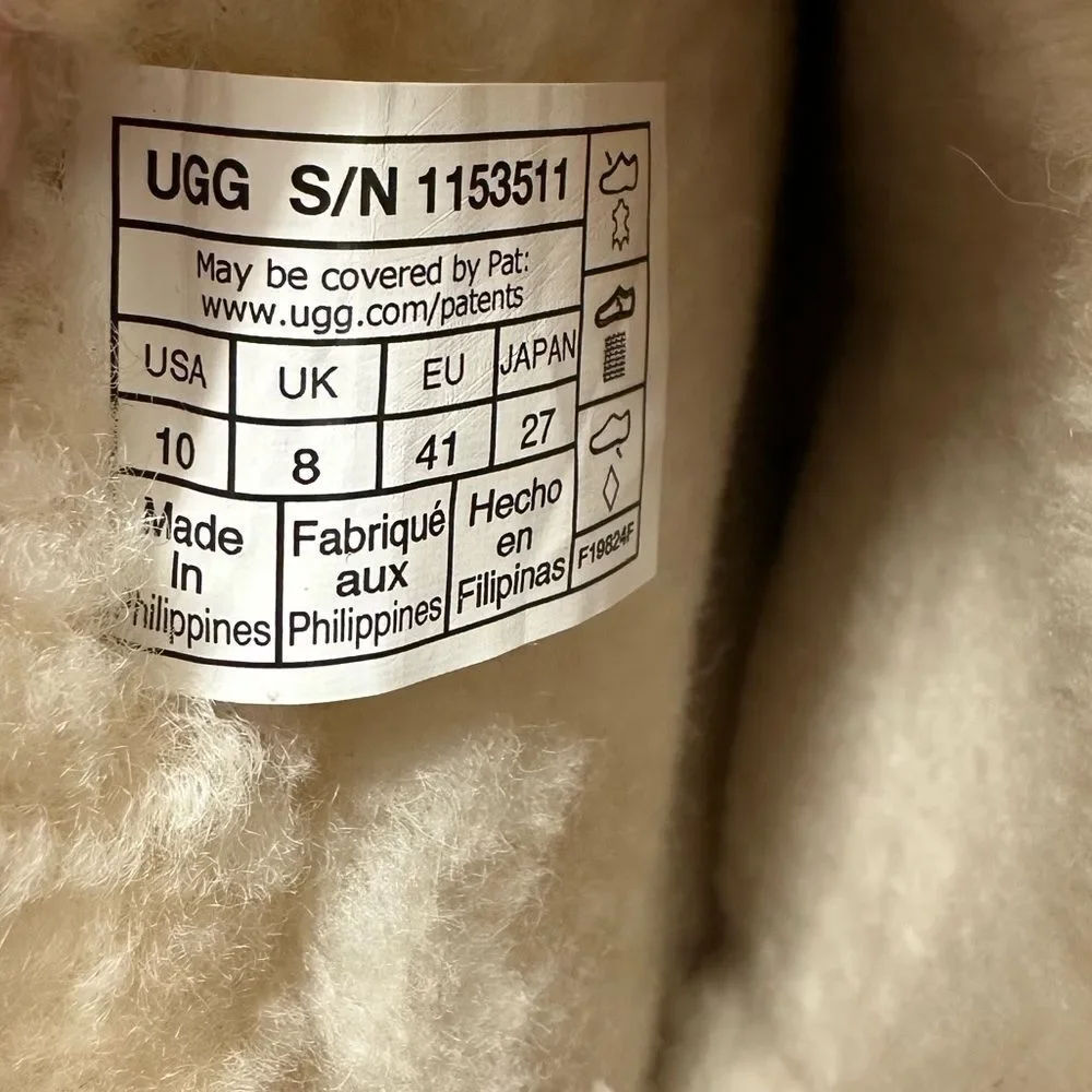 UGG Sarissa Shearling Boots in Chestnut New!‎
